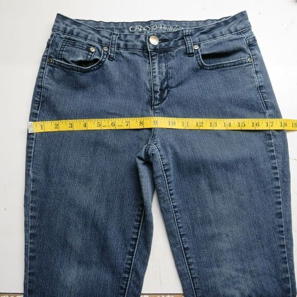 Cato Premium Skinny Leg Jeans Women's Size 6 Medium Wash Blue Denim 30X30.5 - Picture 6 of 11